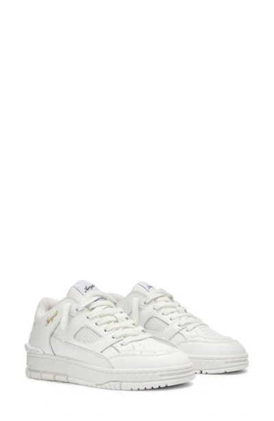 Axel Arigato Area Lo Trainer In White / White