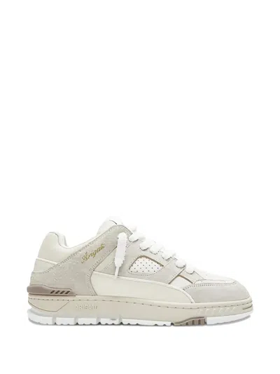 Axel Arigato Suede And Leather Sneakers With Cushioned Sole In Neutral
