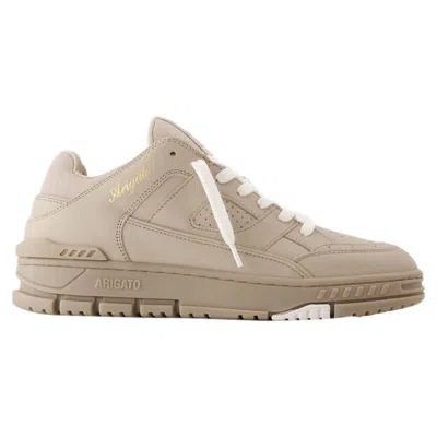 Axel Arigato Area Leather Sneakers In Beige