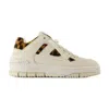 Axel Arigato Beige & Brown Area Lo Sneakers In Beige