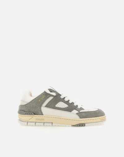 Axel Arigato Area Lo Sneakers In Grey And White