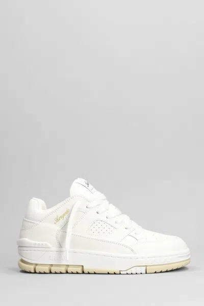 Axel Arigato Area Lo Sneakers In White Leather