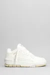 AXEL ARIGATO AREA LO SNEAKERS IN WHITE LEATHER