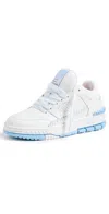 Axel Arigato Area Panelled Chunky Sneakers In White/blue