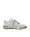 Axel Arigato Area Lo Perforated Leather Sneakers In White
