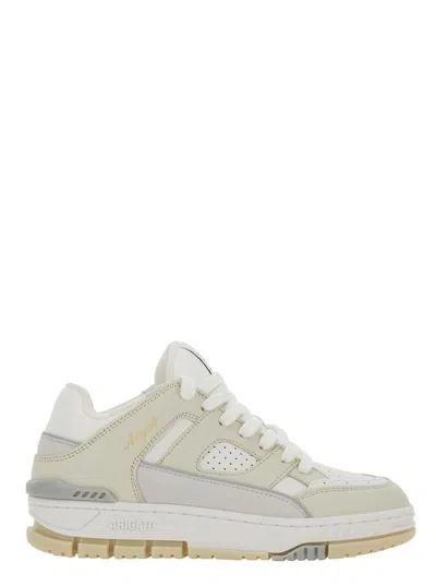 Axel Arigato Area Lo Panelled Sneakers In White