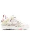 Axel Arigato Area Patchwork Sneakers In Beige Suede And Fabric In Multi