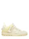 Axel Arigato Area Patchwork Sneakers In Beige Suede And Fabric In Neutral