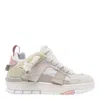 Axel Arigato Area Patchwork Sneakers In Beige Suede And Fabric In Beige