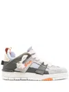 Axel Arigato Area Patchwork Sneakers In Grey