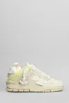 Axel Arigato Area Patchwork Sneakers In Beige Suede And Leather In Neutral
