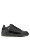 Axel Arigato Area Lo Sneakers In Black Suede And Leather In Black