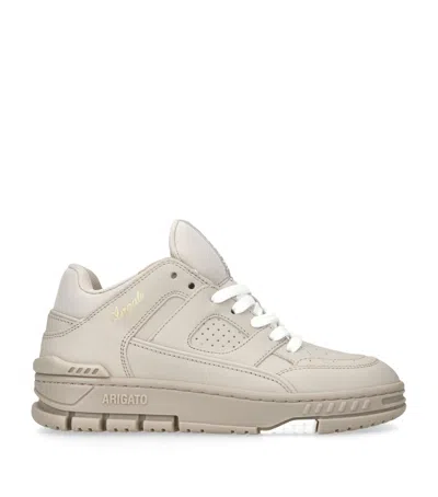 Axel Arigato Womens Beige Area Lo Leather Low-top Trainers