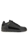 Axel Arigato Area Lo Sneakers In Black Suede And Leather In Black