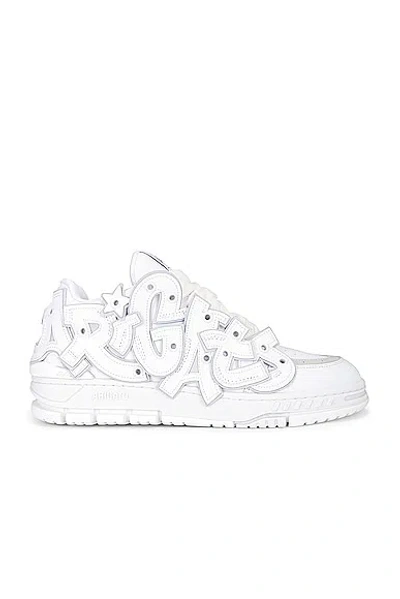 Axel Arigato White Area Typo Sneakers