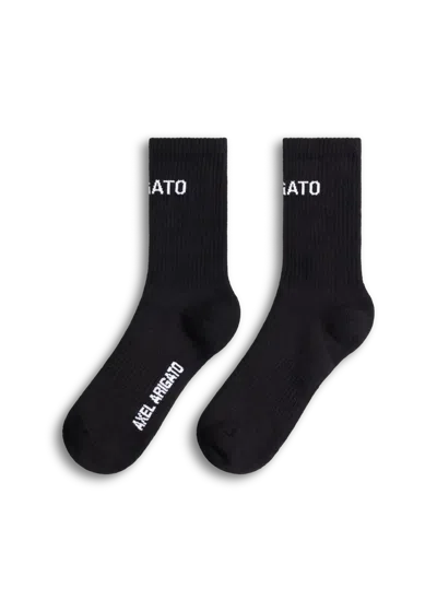 Axel Arigato Arigato Logo Tube Socks In Black