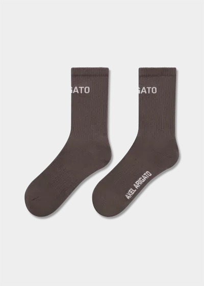 Axel Arigato Arigato Logo Tube Socks In Orange