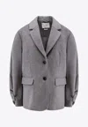Axel Arigato Women Arlo Wool Blend Blazer In Gray