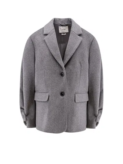 Axel Arigato Arlo Wool Blend Blazer In Gray