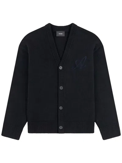 Axel Arigato Ash Signature Cardigan In Black