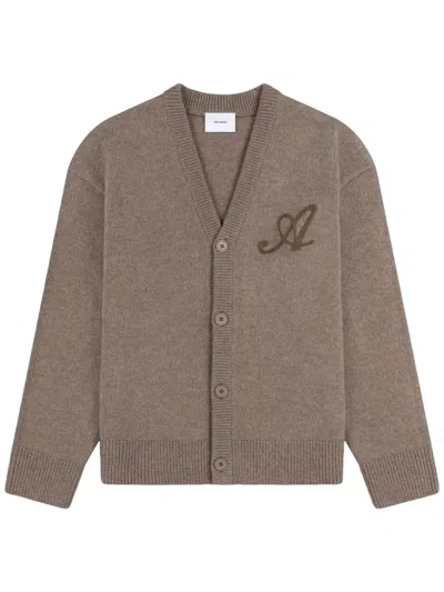 Axel Arigato Ash Signature Cardigan In Brown