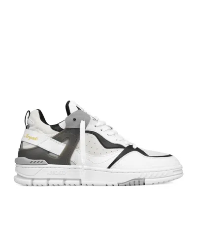 Axel Arigato Astro Panelled Leather Sneakers In Gray