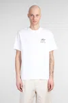Axel Arigato Atelier T-shirt T-shirt In White Cotton In White