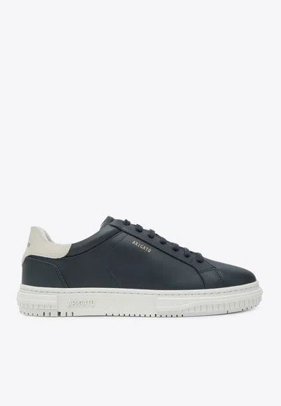 Axel Arigato Atlas Leather Low-top Sneakers In Black