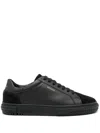 Axel Arigato Round Toe Low-top Rubber Sole Sneakers In Black