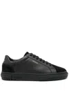 Axel Arigato Round Toe Low-top Rubber Sole Sneakers In Black
