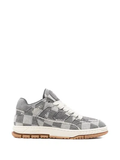 Axel Arigato Checkered Lace-up Sneakers In Gray