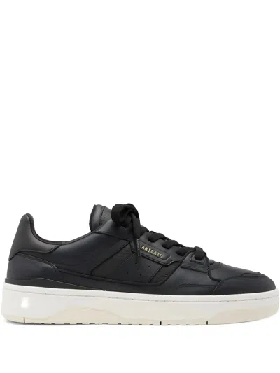 Axel Arigato Clay Leather Panelled Sneakers In Black