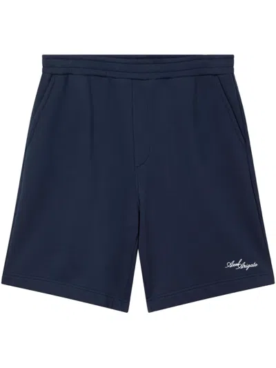 Axel Arigato Base Track Shorts In Blue