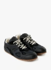 Axel Arigato Black Calf Leather Bos Taurus Low Top Sneakers In Black