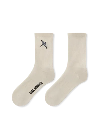 Axel Arigato Bee Bird Tube Socks In White