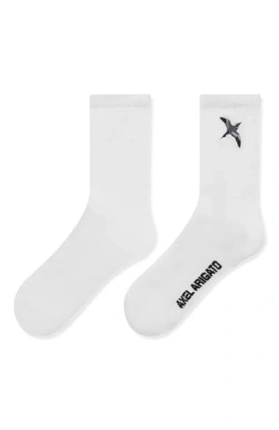 Axel Arigato Bee Bird Tube Socks In White