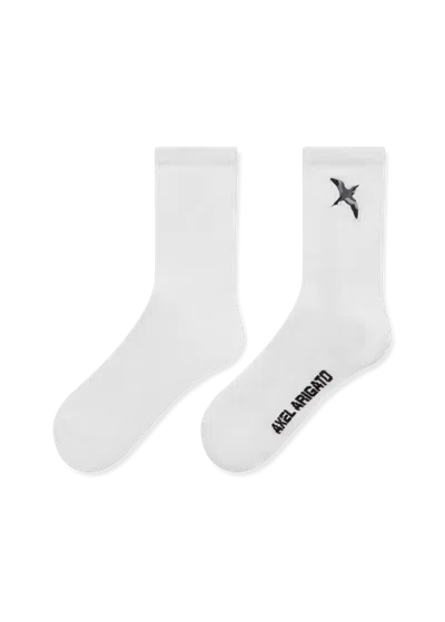 Axel Arigato Bee Bird Tube Socks In White