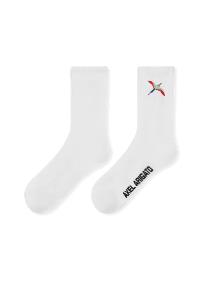 Axel Arigato Bee Bird Tube Socks In White