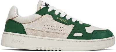 AXEL ARIGATO BEIGE & GREEN DICE LO SNEAKERS
