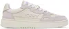 Axel Arigato Beige & Purple Dice Lo Sneakers In Beige/lilac