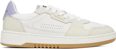 Axel Arigato Beige & Purple Dice Lo Sneakers In Beige/purple