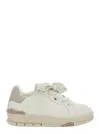 Axel Arigato 'area Haze' Beige Low Top Sneakers With Laminated Leather In Leather Blend Woman In Beige