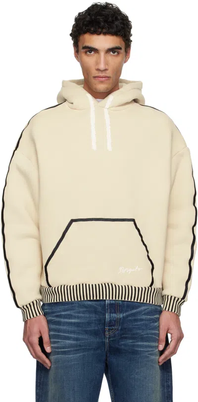 Axel Arigato Beige Notion Relaxed Hoodie In Pale Beige