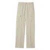 Axel Arigato Beige Park Tailored Cargo Trousers In Beige