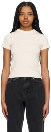 Axel Arigato Beige Slim T-shirt In Pale Beige
