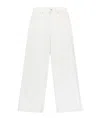 Axel Arigato Clara Wide-leg Jeans In White