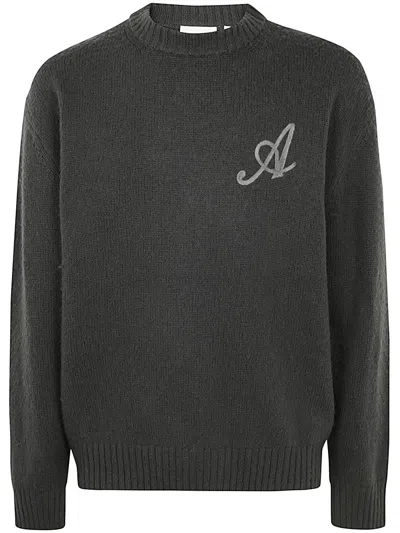 Axel Arigato Gray Beyond Signature Sweater In Grey
