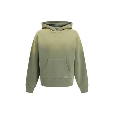 Axel Arigato Bicolor Cotton Sweatshirt In Green