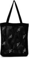 Axel Arigato Black A Grid Shopper Tote In Black