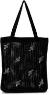 Axel Arigato Black A Grid Shopper Tote In Black